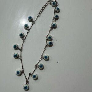 Silver Evil Eye Bracelet